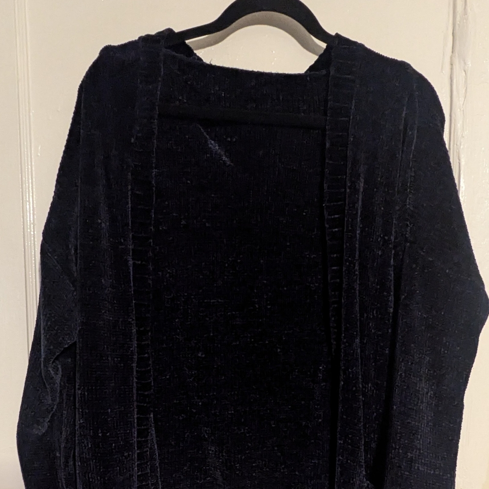 Black Velvet Cardigan